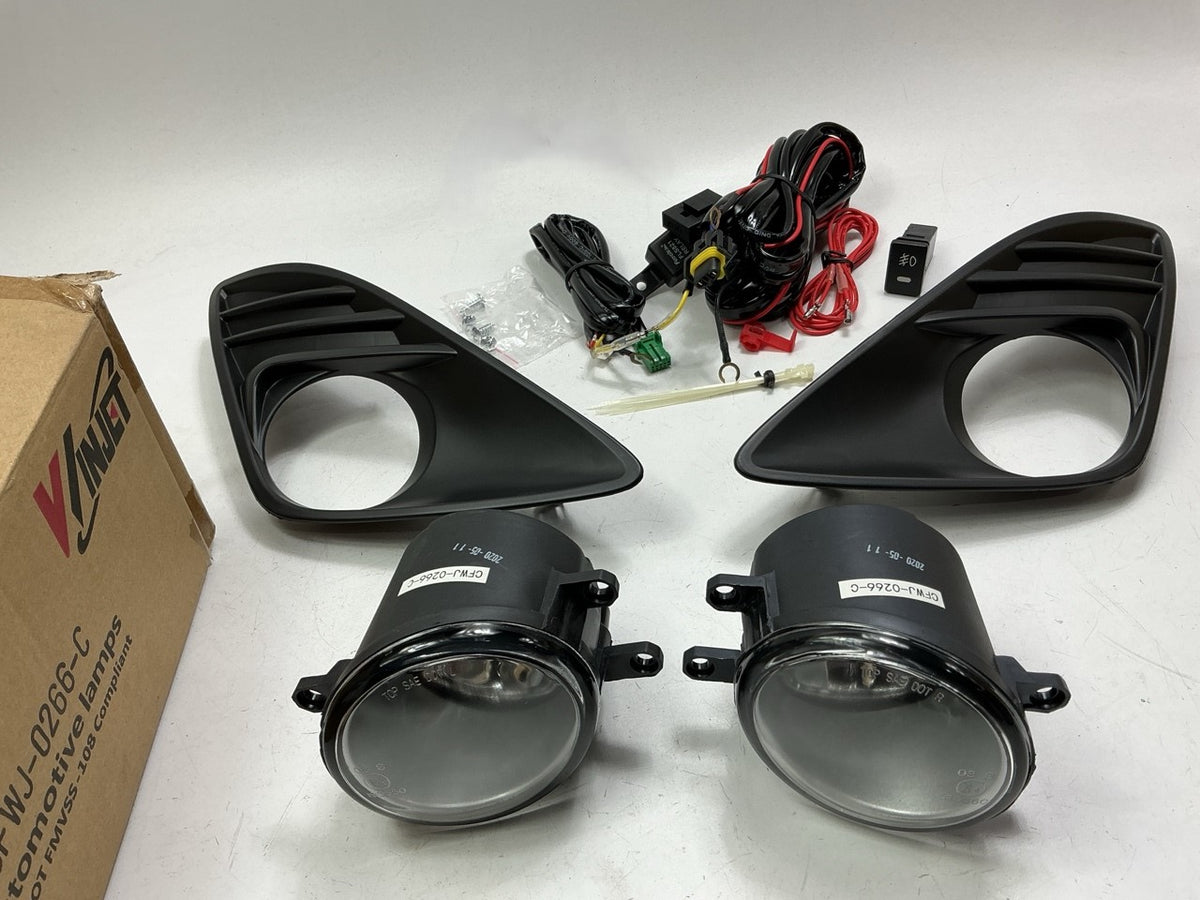 Winjet CFWJ-0266-C Fog Light Lamp Set Kit For 2012-2014 Toyota Camry