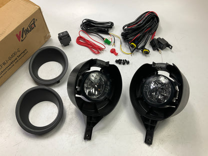 Winjet CFWJ-0406-C Fog Light Lamp Kit With Wiring For 2005-2017 Nissan Frontier