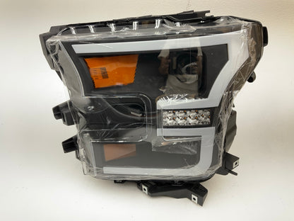 Winjet WJ10-0427-04 DRL Projector Headlight Headlamps (Black) 2015-17 Ford F-150