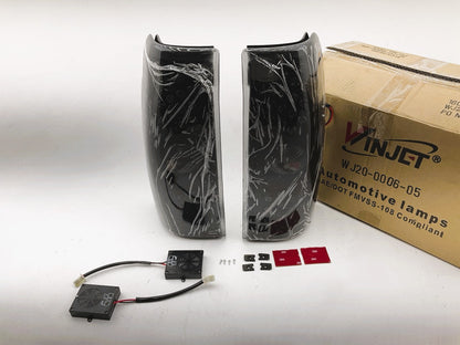 Winjet WJ20-0006-05 LED Tail Light Lamp Set (Smoke) 1999-2006 Silverado & Sierra
