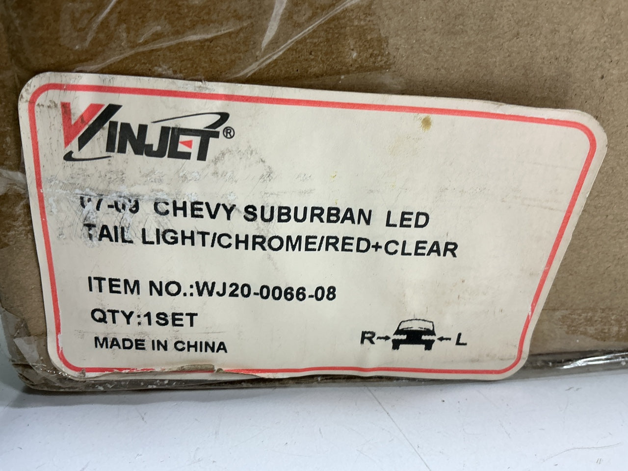 Winjet WJ20-0066-08 Tail Light Lamp Set (LED) For 2007-14 Chevy Suburban, Tahoe