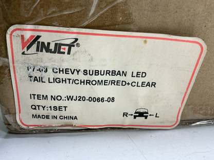 Winjet WJ20-0066-08 Tail Light Lamp Set (LED) For 2007-14 Chevy Suburban, Tahoe
