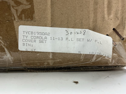 Winjet WJ30-0228-09 Fog Light Lamp Set W/ Wiring (Clear) For 2011-2012 Corolla