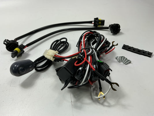 Winjet WJ30-0410-09 Fog Light Lamp Set W/ Wiring (Clear) For 11-14 Dodge Charger