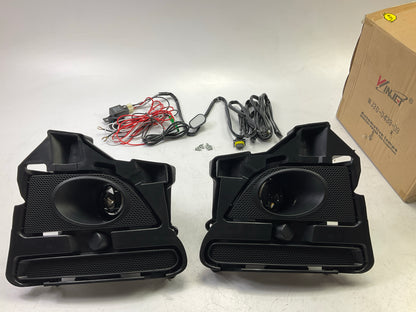 2013-2014 Ford Mustang Base|GT Bumper Fog Lights Lamps Kit W/switch+ Wiring Pair