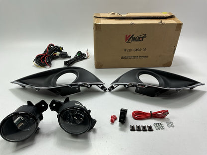 Winjet WJ30-0454-09 Fog Light Lamp Set W/ Wiring (Clear) For 16-19 Nissan Versa