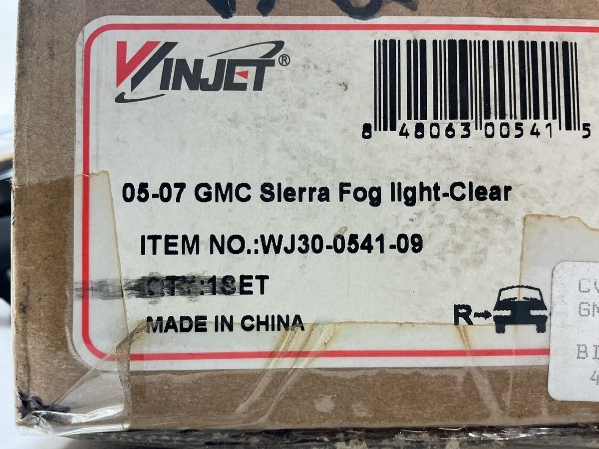 Winjet WJ30-0541-09 Fog Light Lamps For 2005-2007 GMC Sierra 1500, 2500, 3500