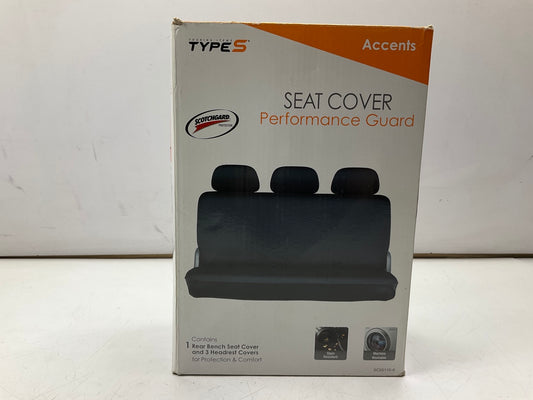 Winplus SC55110-6 Rear Seat Cover -  Rear Bench Seat With 3 Headrests, Truck SUV