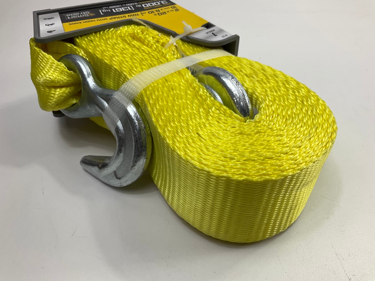 Winston Products 131 - 2'' Tow Strap With Hook, 20 Feet, 3000 Lbs Capacity
