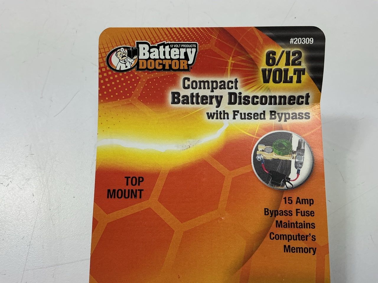 OPEN BOX Wirthco 20309 Compact Battery Disconnect Knob Switch W/ Bypass Top Post