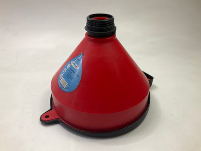 Funnel King 32425 Drum Funnel With Screen & Lockable Lid, 4 Quart, Spill Free