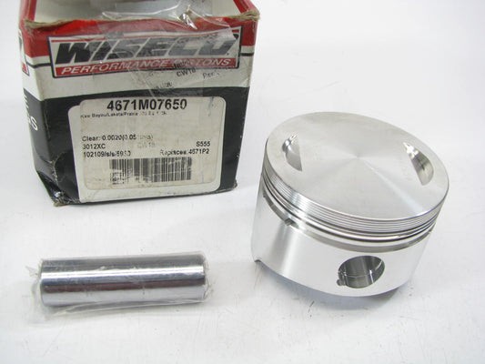 Wiseco 4671M07650-NO RINGS Engine Piston 0.50mm Oversize To 76.50mm Kawasaki 300