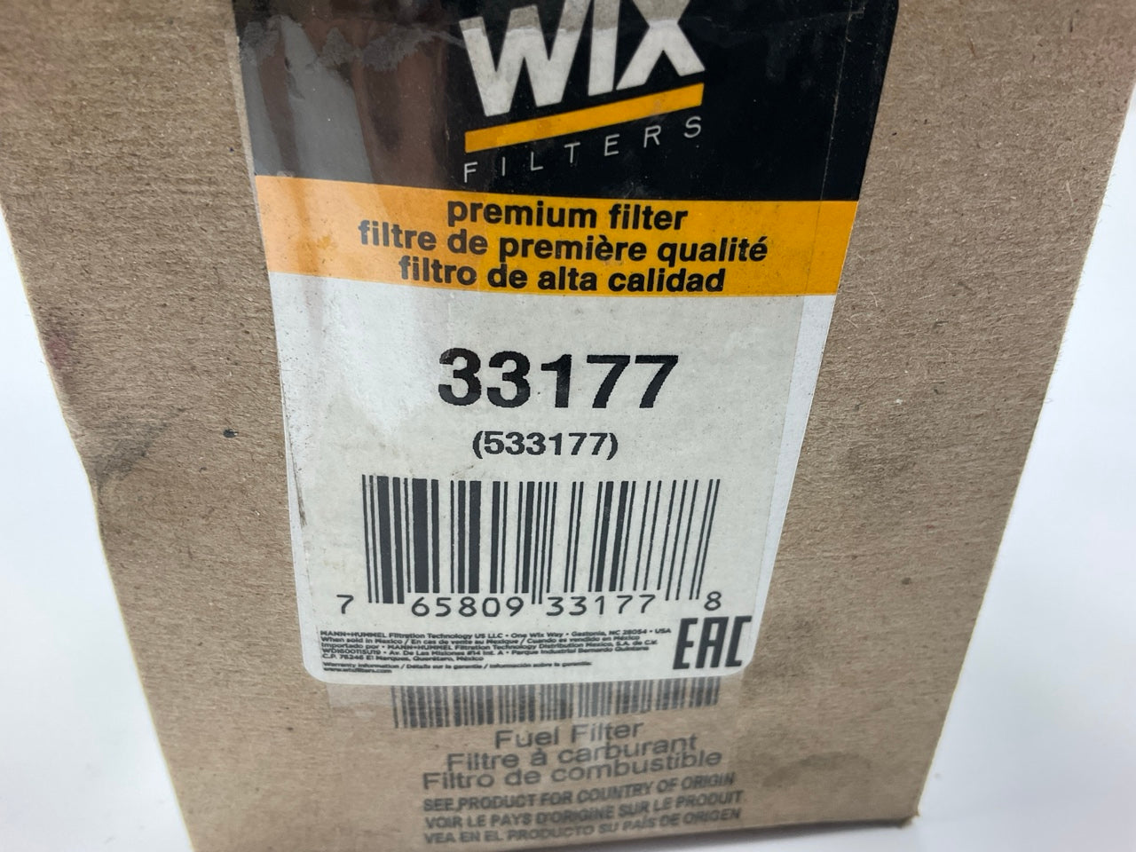 WIX 33177 Diesel Fuel Filter Genuine OEM PACCAR 1655115