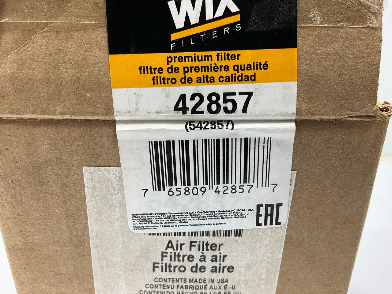 WIX 42857 WIX Air Filter For Donaldson ECC Unit, Replaces BALDWIN PA2832