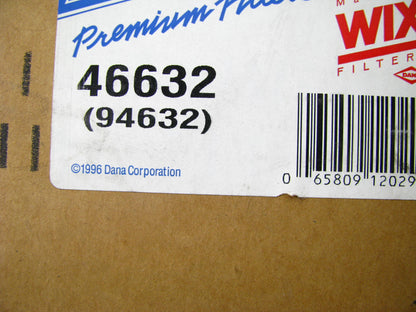 WIX 46632 Cabin Air Filter For CAT Integrated Toolcarrier 7T1889, PA3658 P606084