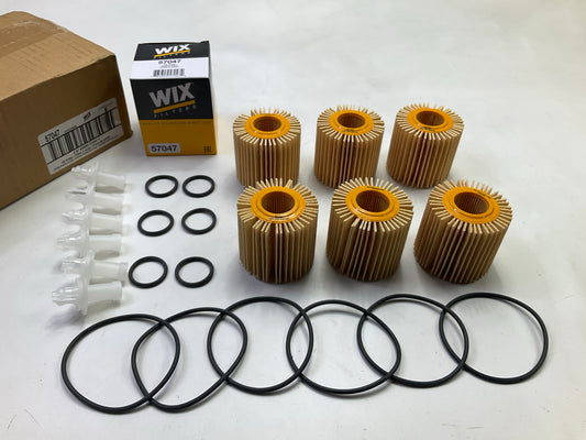 (6) WIX 57047 Engine Oil Filter