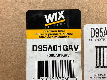 (2) WIX D95A01GAV Hydraulic Filters - Replaces SCHROEDER KS5, KS5V, KZ1, KZ1V