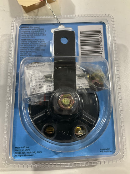 Wolo 300-2T Disc Horn 12-Volt 115 Decibels 360 Hz Two Terminal