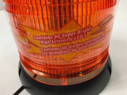 Wolo 3030MP-A Illume Plus LED Amber Flashing Warning Light, 12V Plug-in