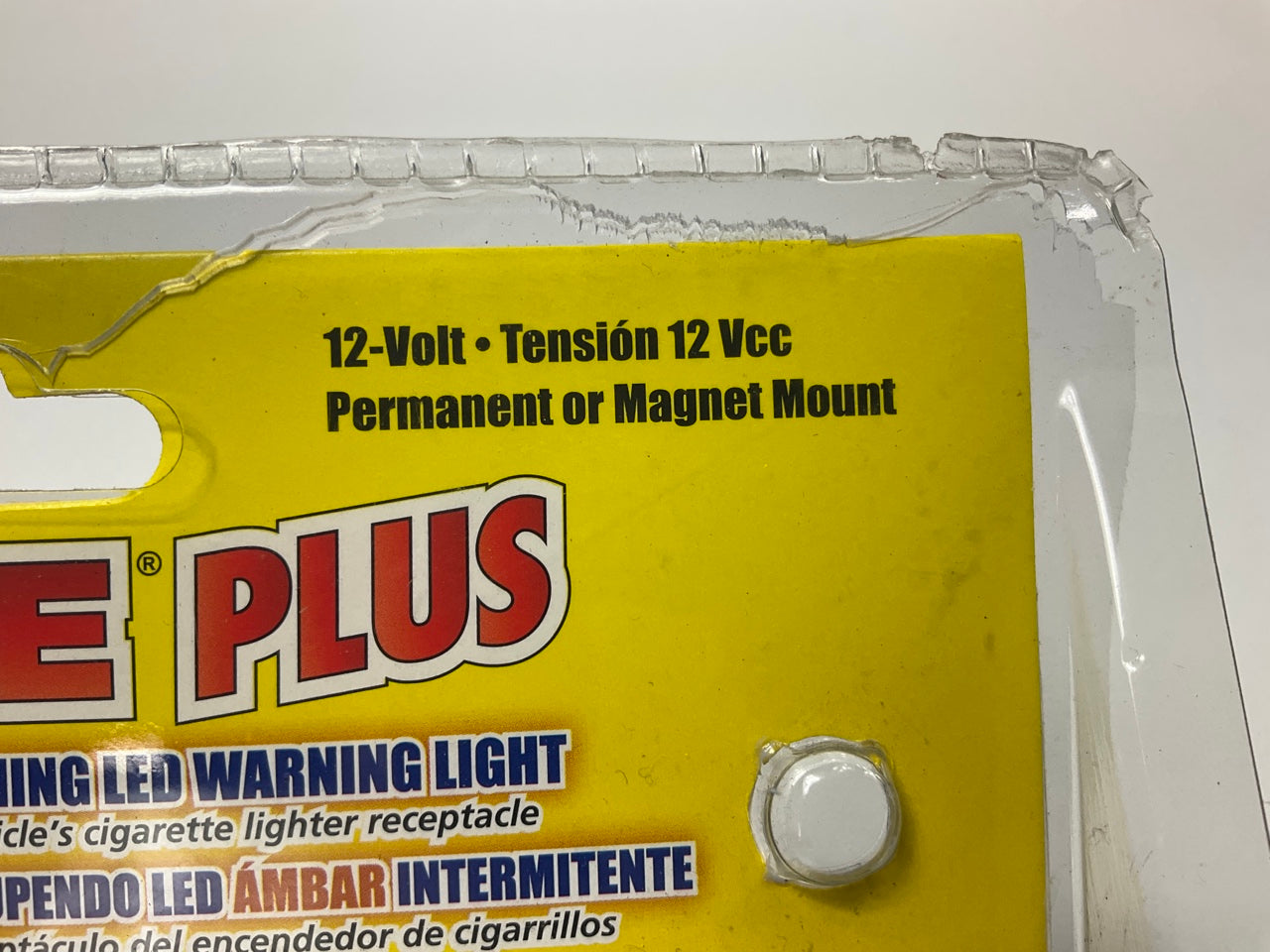 Wolo 3030MP-A Illume Plus LED Amber Flashing Warning Light, 12V Plug-in