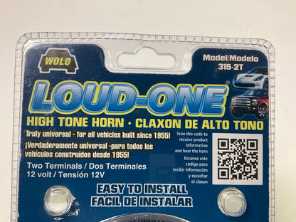 Wolo (315-2T) Loud One Replacement Electric Horn - 12 Volt, High Tone