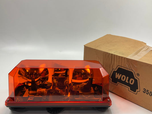 WOLO 3500M-A Priority One Mini Light Bar, Amber, 12V Plug,  15.75 In. X 7.00 In.