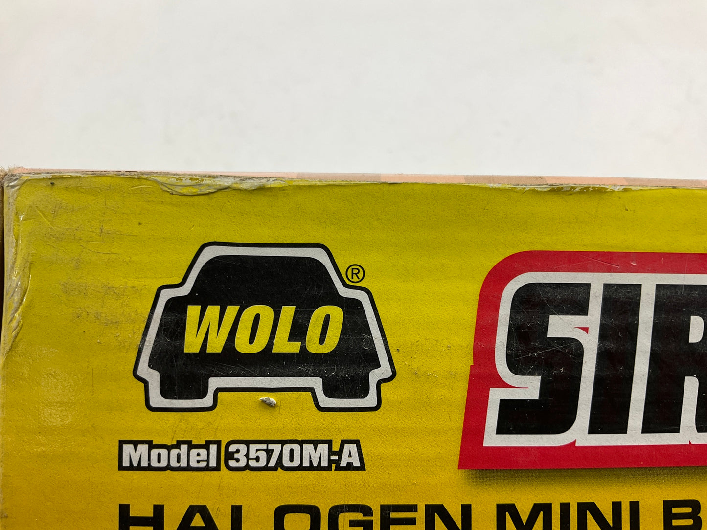 Wolo 3570M-A 12V PLUG-IN Halogen Rotating Mini Bar Amber Lens Light Beacon