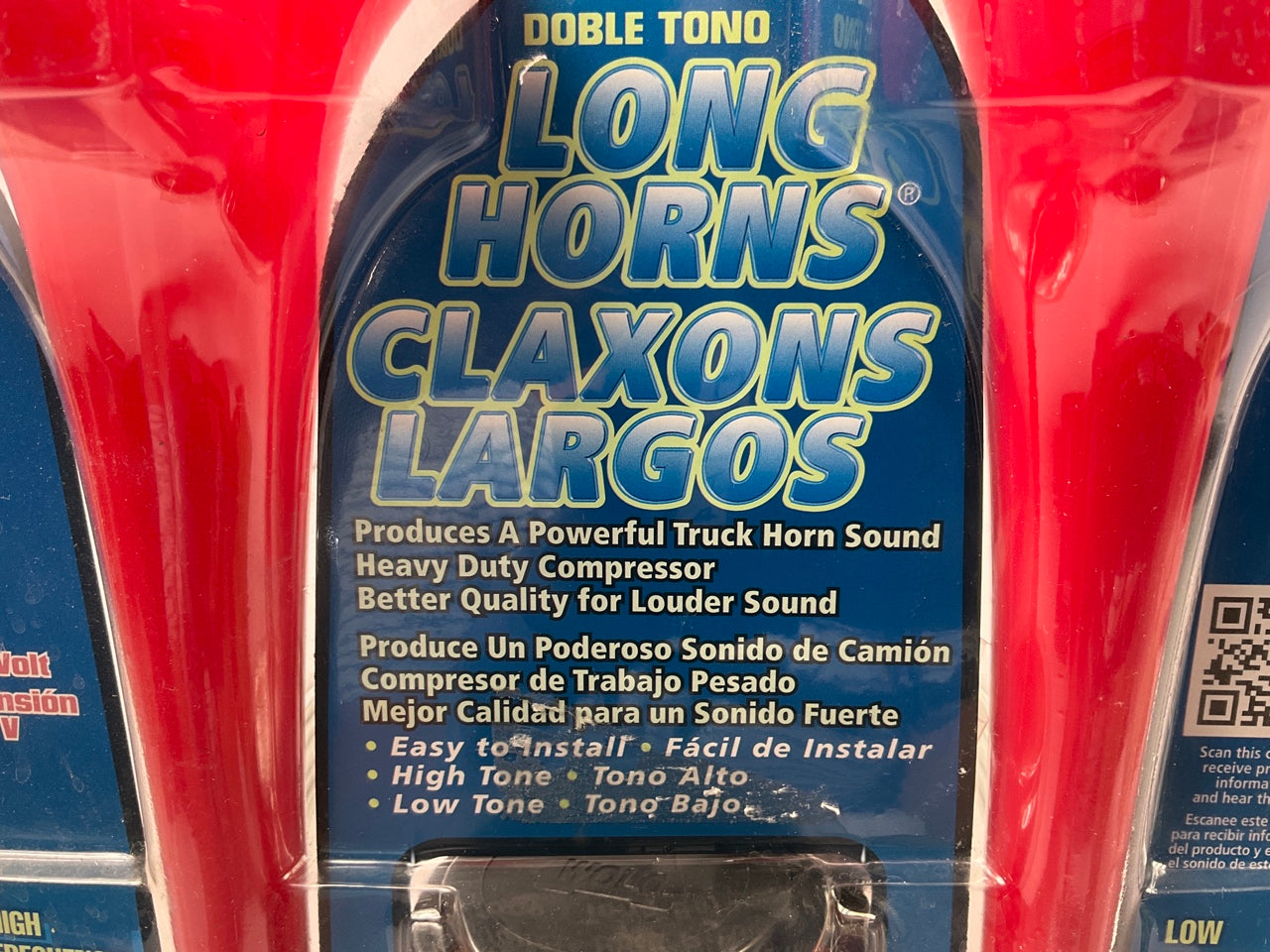 Wolo 417 Long Horns Powerful Big Rig Truck Sound 12 Volt, Low & High Horn Kit