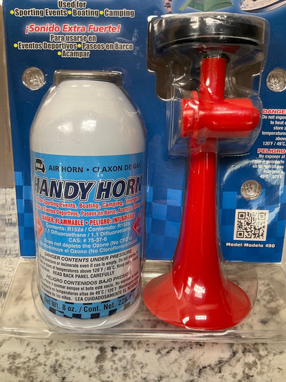 Wolo 490 Handy Horn Hand Held Gas Horn 116 Decibels, 800 Hz