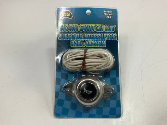 Wolo HS-2 Universal Horn Switch Kit, White Wire