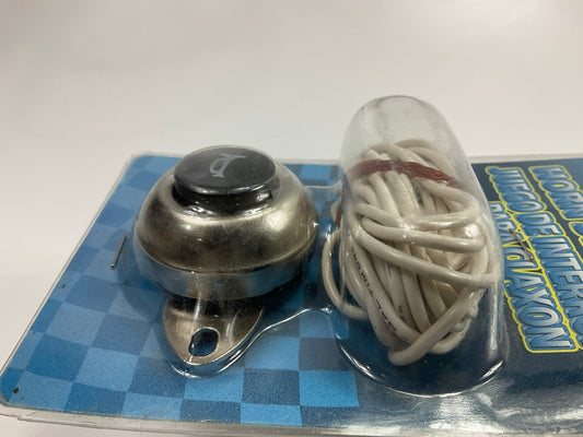 Wolo HS-2 Universal Horn Switch Horn Honk Button Kit, White Wire
