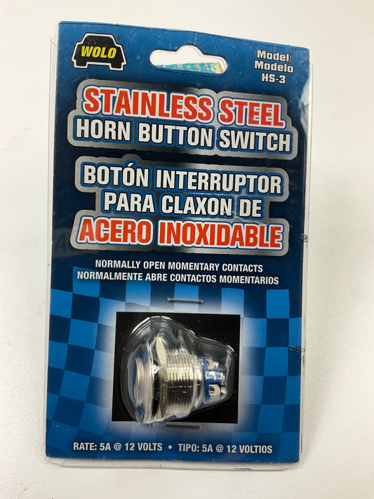 Wolo HS-3 Universal Stainless Steel Horn Button Switch