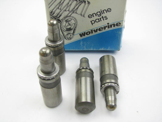 (4) Wolverine HL-2012 Engine Valve Lifters For 1974-2001 Ford Mercury 2.3L 2.5L