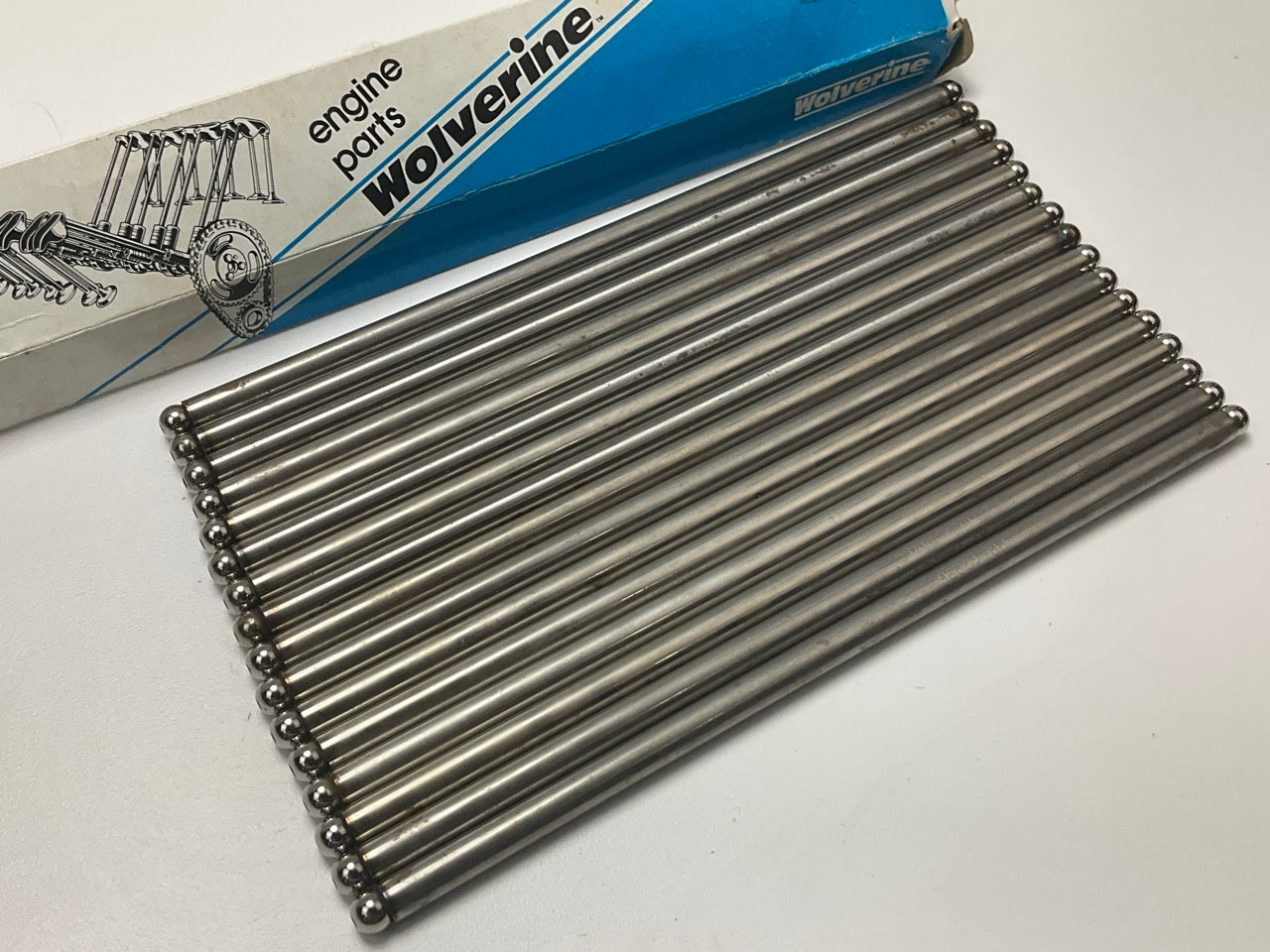 (16) Wolverine PR 1229H Push Rods - Pontiac 350 389 400 455 V8