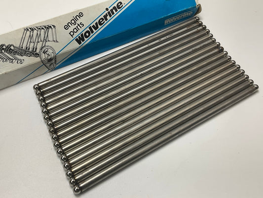 (16) Wolverine PR 1229H Push Rods - Pontiac 350 389 400 455 V8