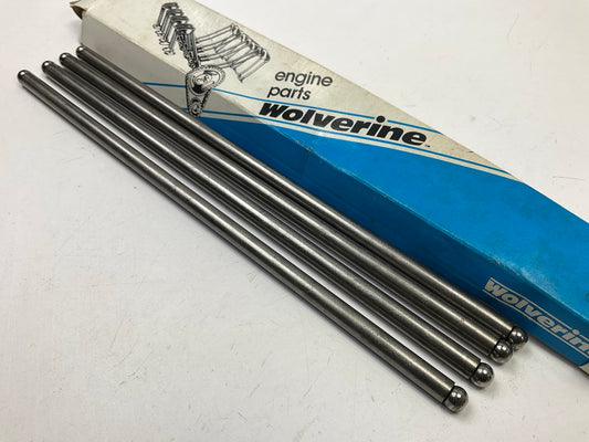 (4) Wolverine PR-1322H Engine Push Rods - 1965 -1996 Ford 4.9L 300 6 Cylinder