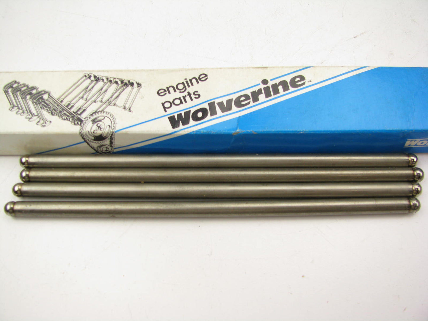 (4) Wolverine PR-1399H Engine Push Rods For 1969-1974 Ford 5.8L 351W-V8