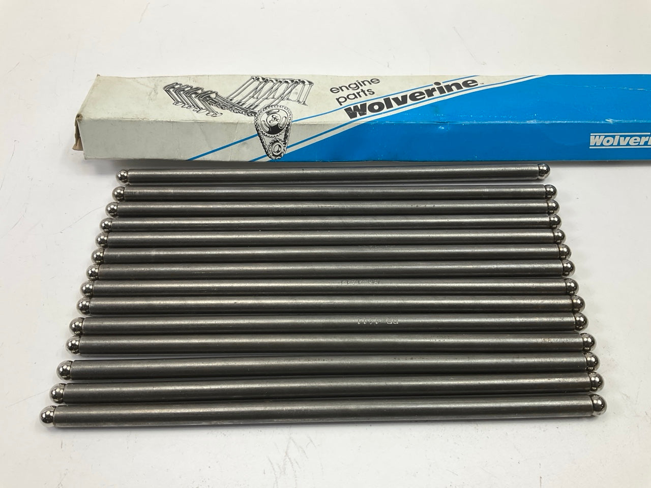 (16) Wolverine PR-1411 Engine Push Rods - 1964-1979 Olds 260 330 350 403 V8