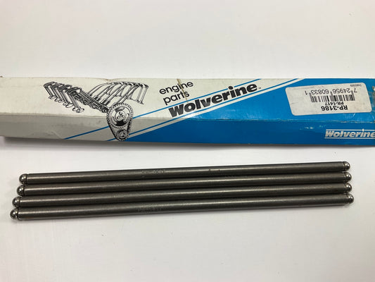 (4) Wolverine PR-1417 Push Rods For 1971-1982 Ford 351 400 V8