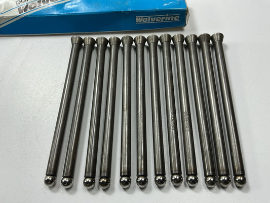 (12) Wolverine PR1435 Push Rods, Full Set - 1974-1992 Ford 2.8L 2.9L V6