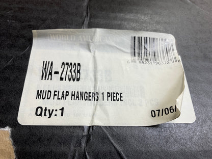 World American WA2733B Mud Flap Hangers - 2 Piece Set - 30'' Long, Pig Tail Style