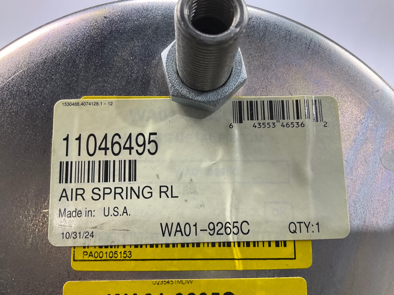 World American WA01-9265C Air Spring Bag 3730-9265, W01-358-9265, 1R12-375