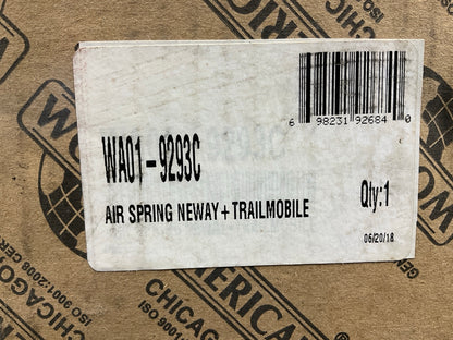 World American WA01-9293C Air Spring Bag Replaces W01-358-9293, 1R10-120