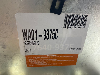 World American WA01-9375C Air Spring Bag - Replaces W01-358-9375;  1R12-404
