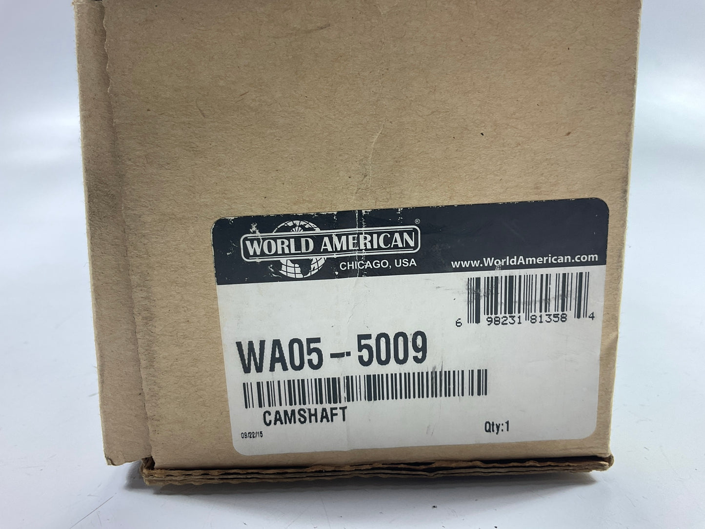 World American WA05-5009 Left Air Brake Camshaft, 1-1/2'' X 28 Spline, 17-5/16''