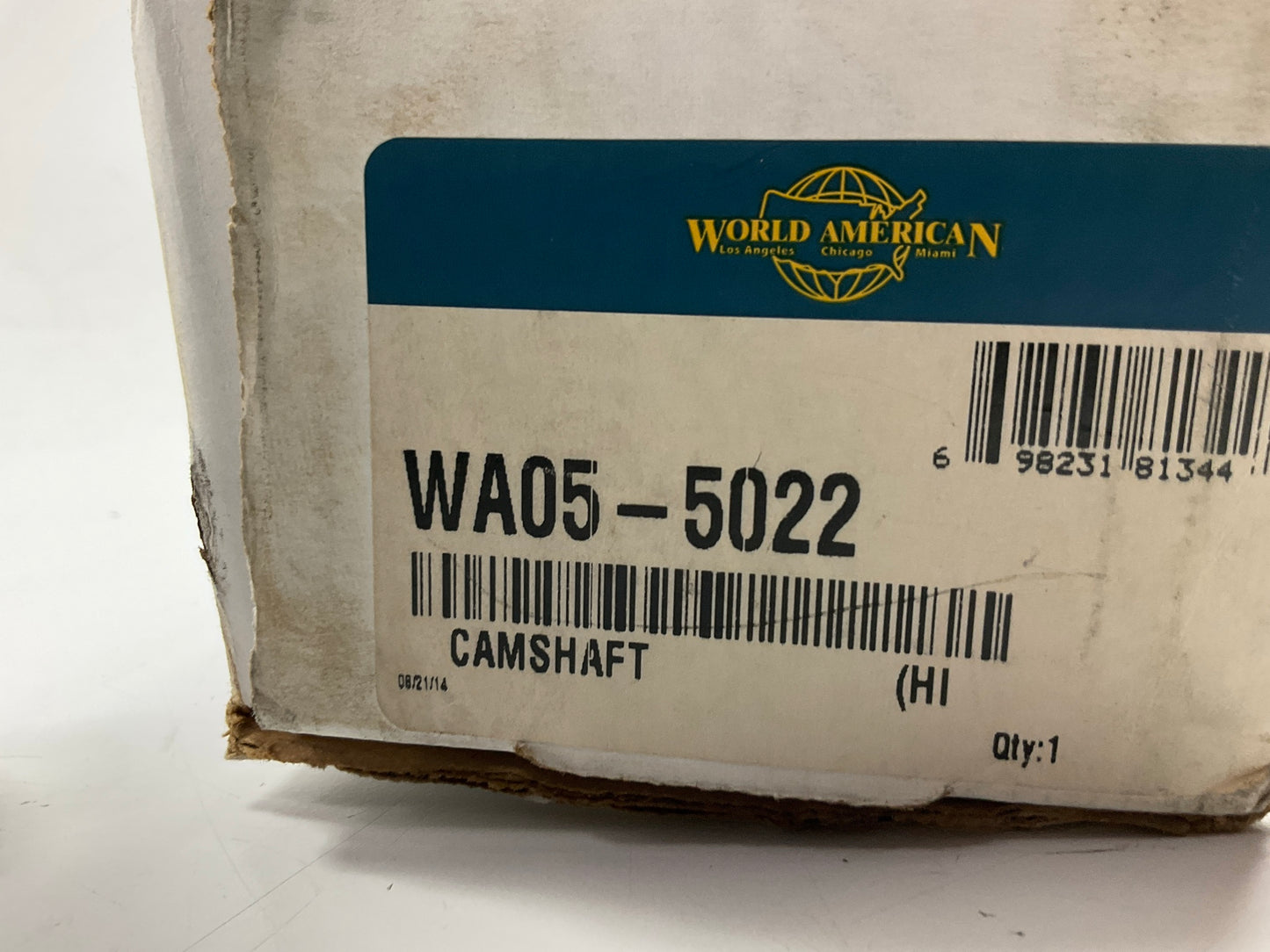 WA05-5022 Air Brake Camshaft Right, 24-1/8'' Long 1-1/2'', 28 Spline, For 16.5'' ES