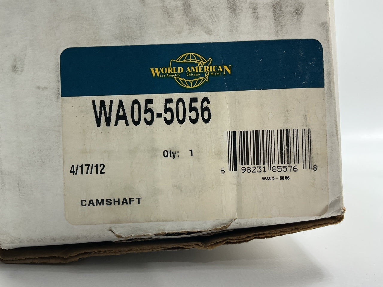 W.A. WA05-5056 Air Brake Camshaft - Right, 17-7/16'' Length, 1-1/2'', 28 Spline