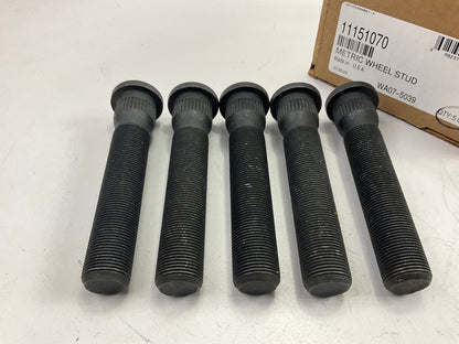 (5) World WA07-5039 Wheel Lug Stud, M22 X 1.5 Thread, 1.0'' Knurl, 4-25/32'' Long