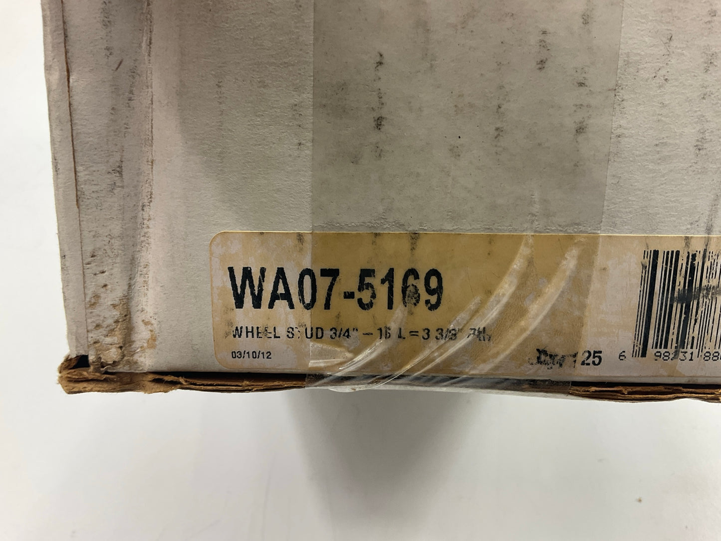 (25) World American WA07-5169 HD Wheel Lug Studs - Right Hand, 3 3/8'' Length