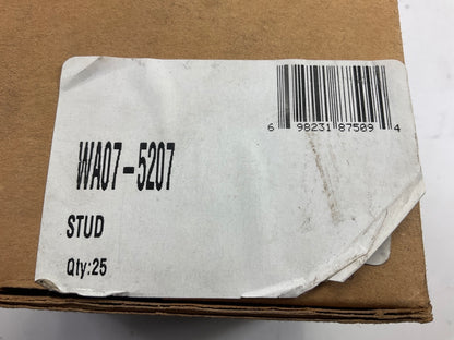 (23) World American WA07-5207 Double Ended  Wheel Stud, 2-3/4'' Long, 5/8''